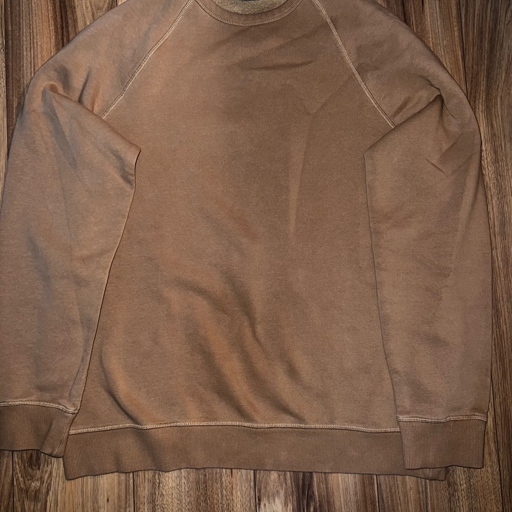 H&M tan crew neck